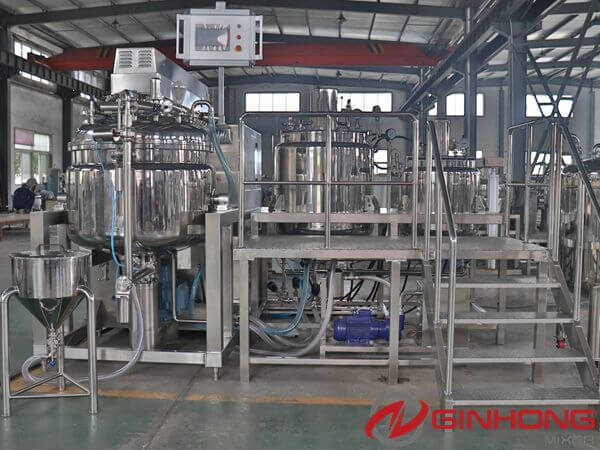 RX-500L PLC Control Cosmetic Making Machine Made for Autralian Customer